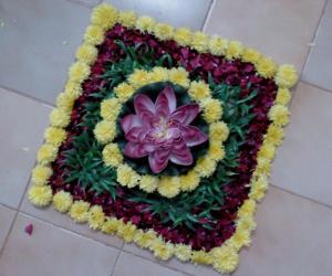 Rangoli: Flower Rangoli