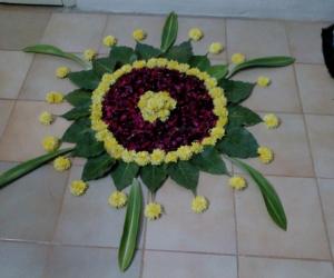 Rangoli: Flower Rangoli