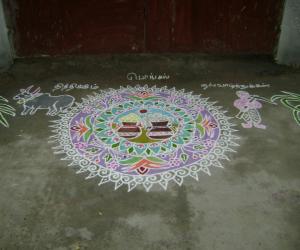 pongal kolam