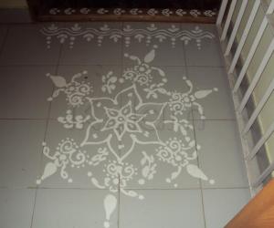 Navratri kolam