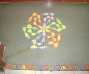 Eighth Day of Navrathri Kolam