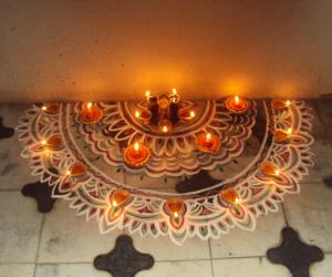 Rangoli: Diwali kolam