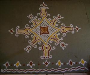 Colorful Maavu Padikolam