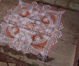 kolam for sankatahara chathurthi