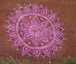 Navrathri colour kolams 6