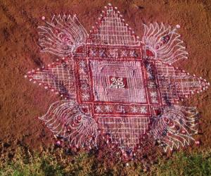 Maha navami kolam