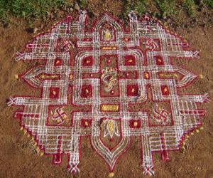 Diwali kolam