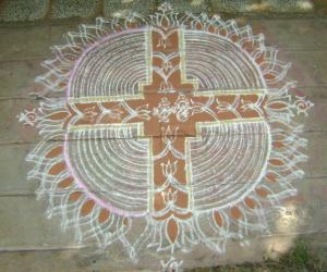 Vaikundha ekadasi kolam