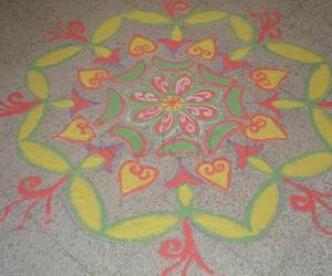 Ayudha pooja rangoli