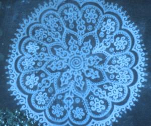 Free hand kolam