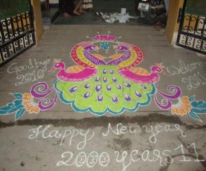 free hand rangoli