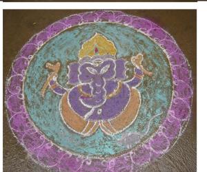 Rangoli: Ganesha