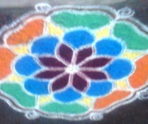 colourful rangoli