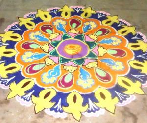 my thiruvathirai kolam