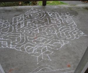 Dotted kolam - 2