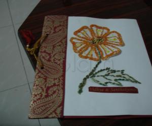 Rangoli: handwork flower