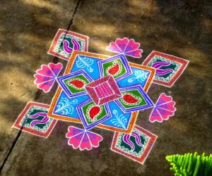 Margazhi rangoli