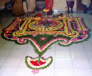 DURGA POOJA-RANGOLI