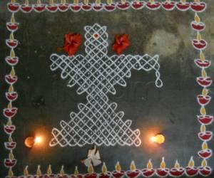 Karthigai Special Kolam - Sikku Kolam - 59