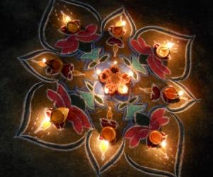 Karthigai Special Kolam - 2 