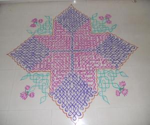 Chikku kolam for contest