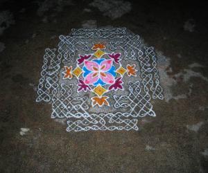 Dotted Chikku/Rangoli