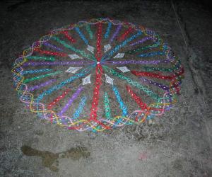 chikku/suzhi round kolam