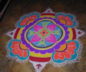 my deepawali rangoli 