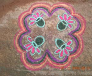  free hand rangoli