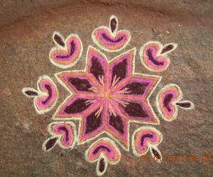 free hand rangoli