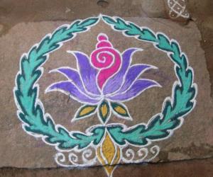 free hand rangoli