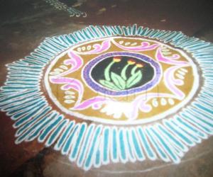 free hand rangoli