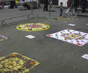 Rangoli display for Diwali in dublin (2)