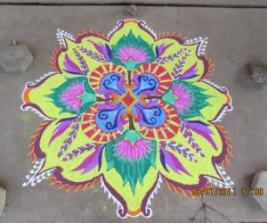 new year rangoli