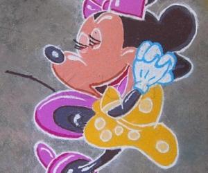 Rangoli: Minni Mouse