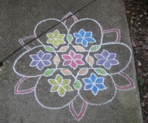 Dotted rangoli