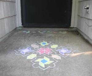 Dotted rangoli