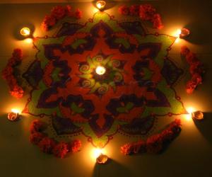 Diwali Rangoli Contest kolam