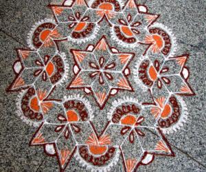 Margazhi kolam.