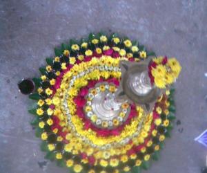 Karthigai Deepam Kolam