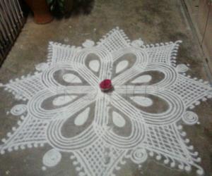 freehand rangoli