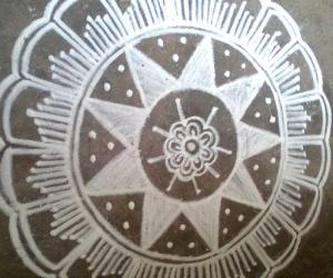 Rangoli: freehand rangoli 