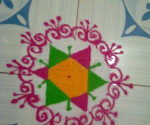 free hand rangoli