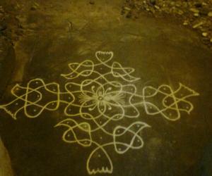 For Margazhi dew drops kolam contest 2011