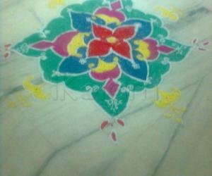 free hand rangoli