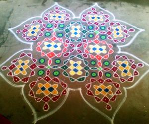 Rangoli: Sikku Kolam For Contest - Jasree