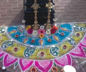 Rangoli display for Diwali in dublin (4)