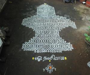 Rangoli: Margazhi dew drops kolam contest finished kolam