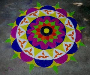 Freehand KOLAM