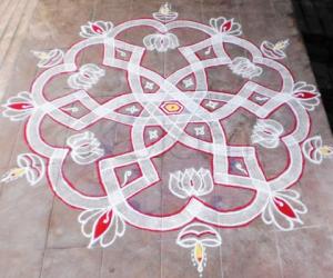  special Diwali wish kolam to ikolamites